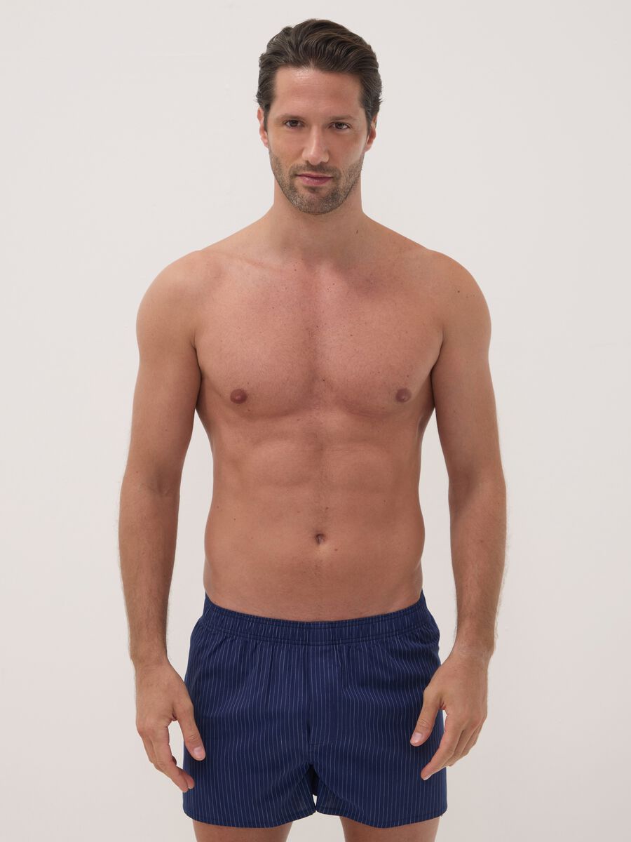 2-pack blue and light blue boxer shorts in pure organic cotton_0