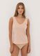 توب كت بيج من قماش مطاطي بقصّة عادية_0