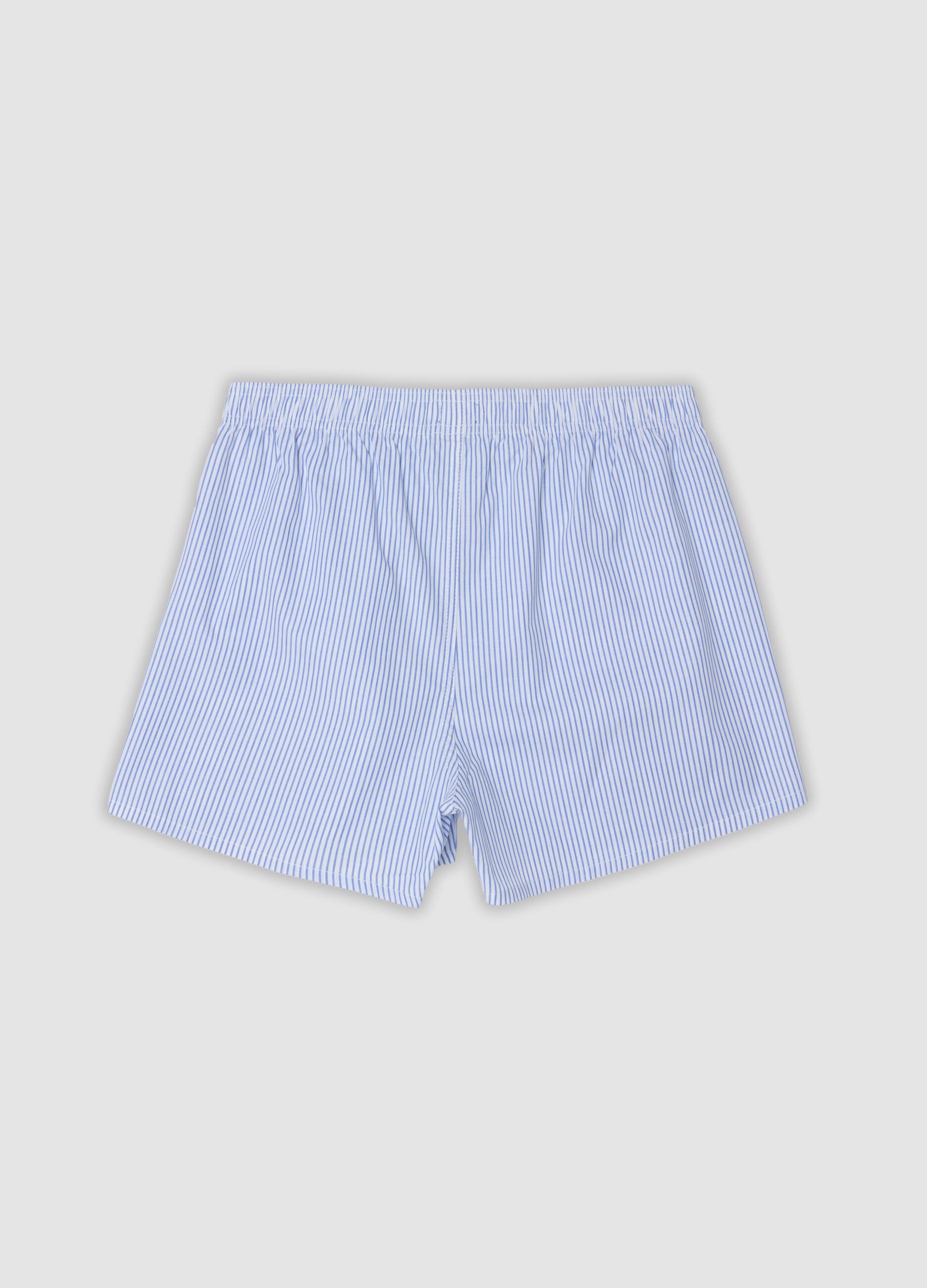 2-pack of light blue boxers in pure organic cotton