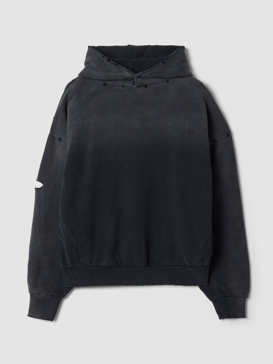 Sunfaded Black Hoodie_0