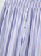 Regular fit multicolour striped trousers in pure viscose_5