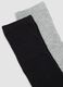 3-pack of long blue socks in stretch organic cotton_1