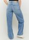 Regular Fit Blue Denim Cotton Trousers_3