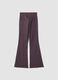 Purple flared leggings in breathable stretch fabric ALTAVIA STUDIO_6