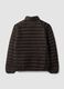 Men&rsquo;s brown ultralight padded jacket, regular fit, zip-up_2