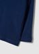 Navy blue organic cotton crew-neck T-shirt_3