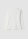 T-shirt bianca girocollo in puro cotone organico_1