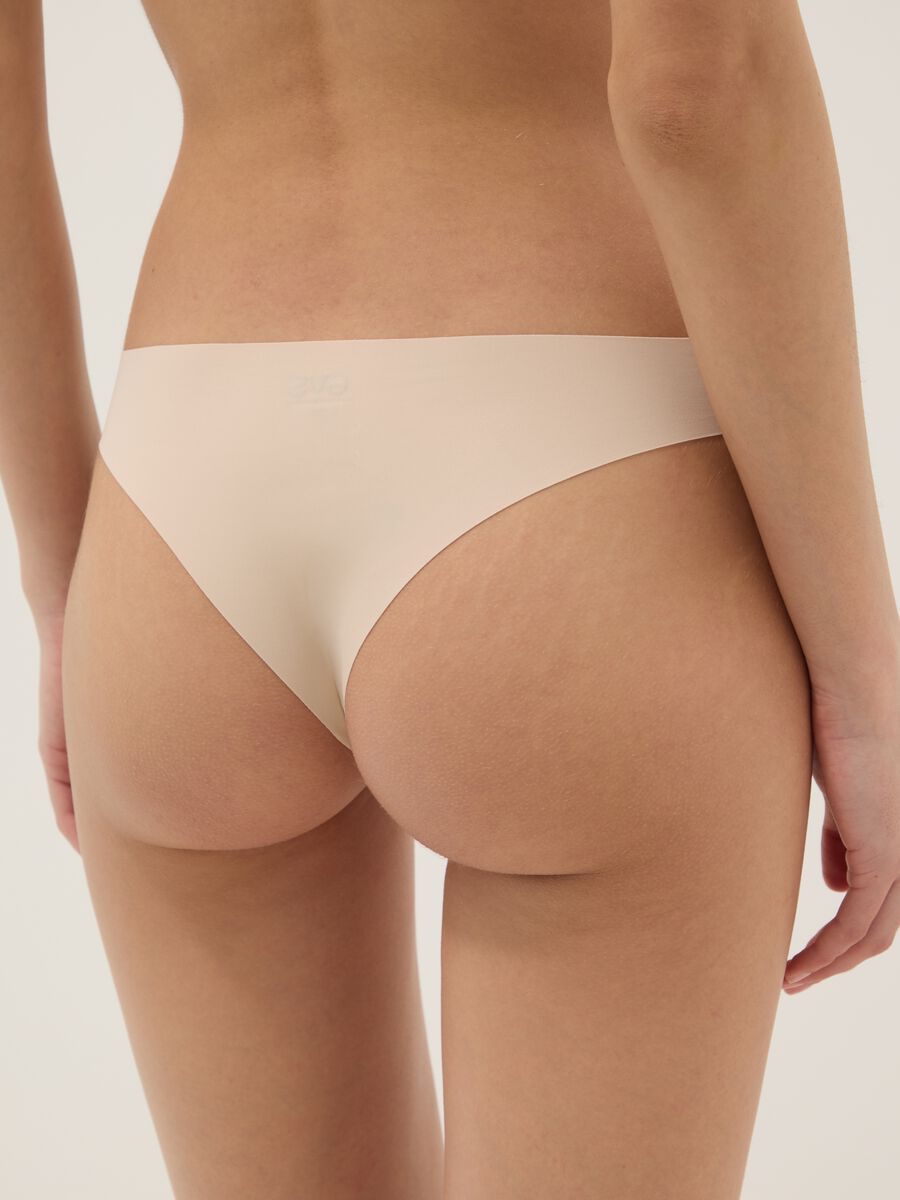 Beige Brazilian Briefs Regular Fit_2