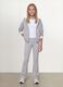 Girls' grey slim-fit stretch organic cotton trousers_0