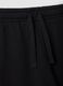 Pantaloni jogger neri in puro cotone organico_2