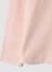 T-shirt rosa in cotone organico elasticizzato con girocollo_3
