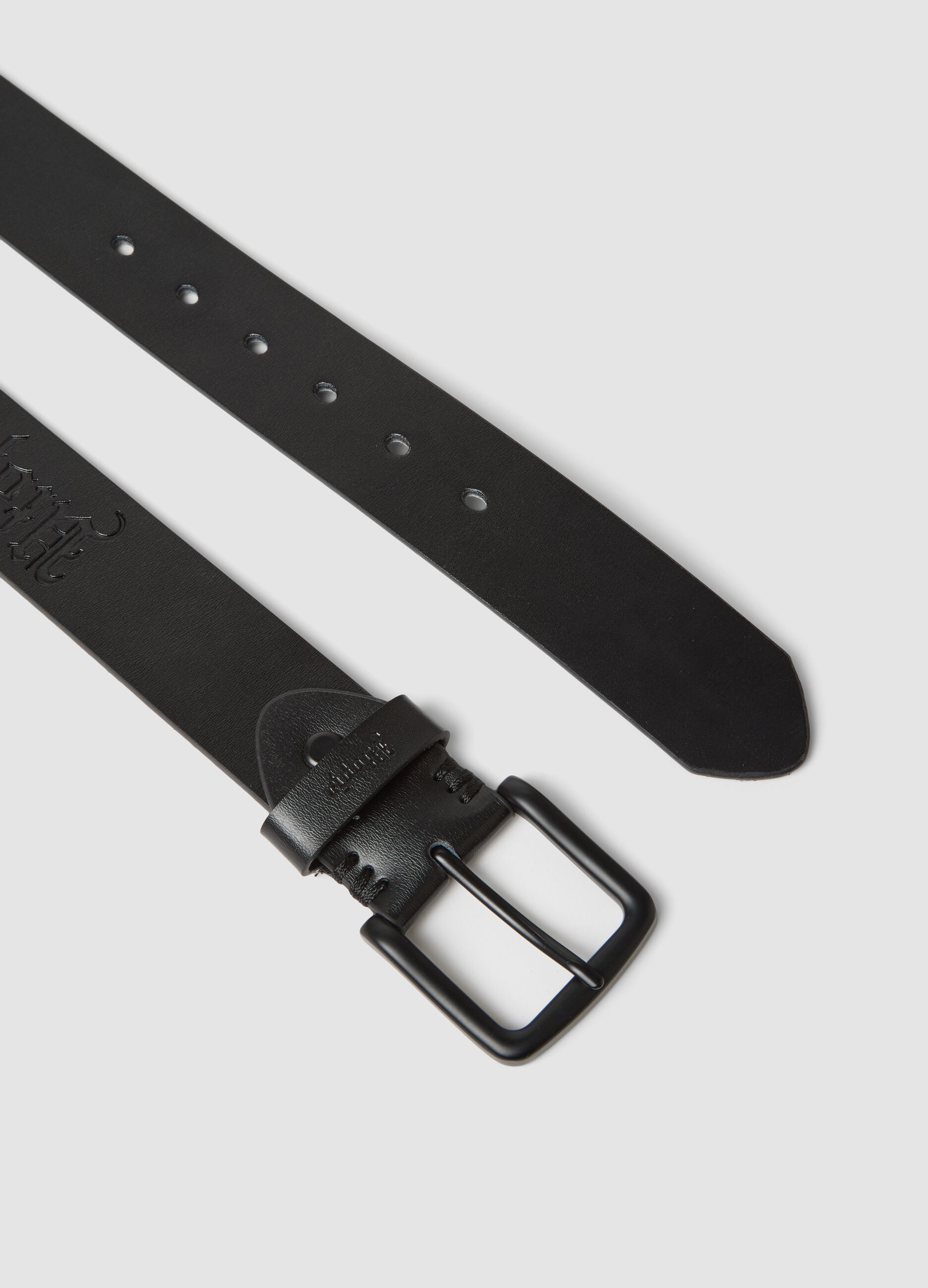 100% Real Leather Belt Black