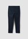 Blue regular-fit stretch cotton twill chino trousers_6
