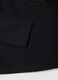 T-shirt nera in cotone elasticizzato con Collo rialzato_7