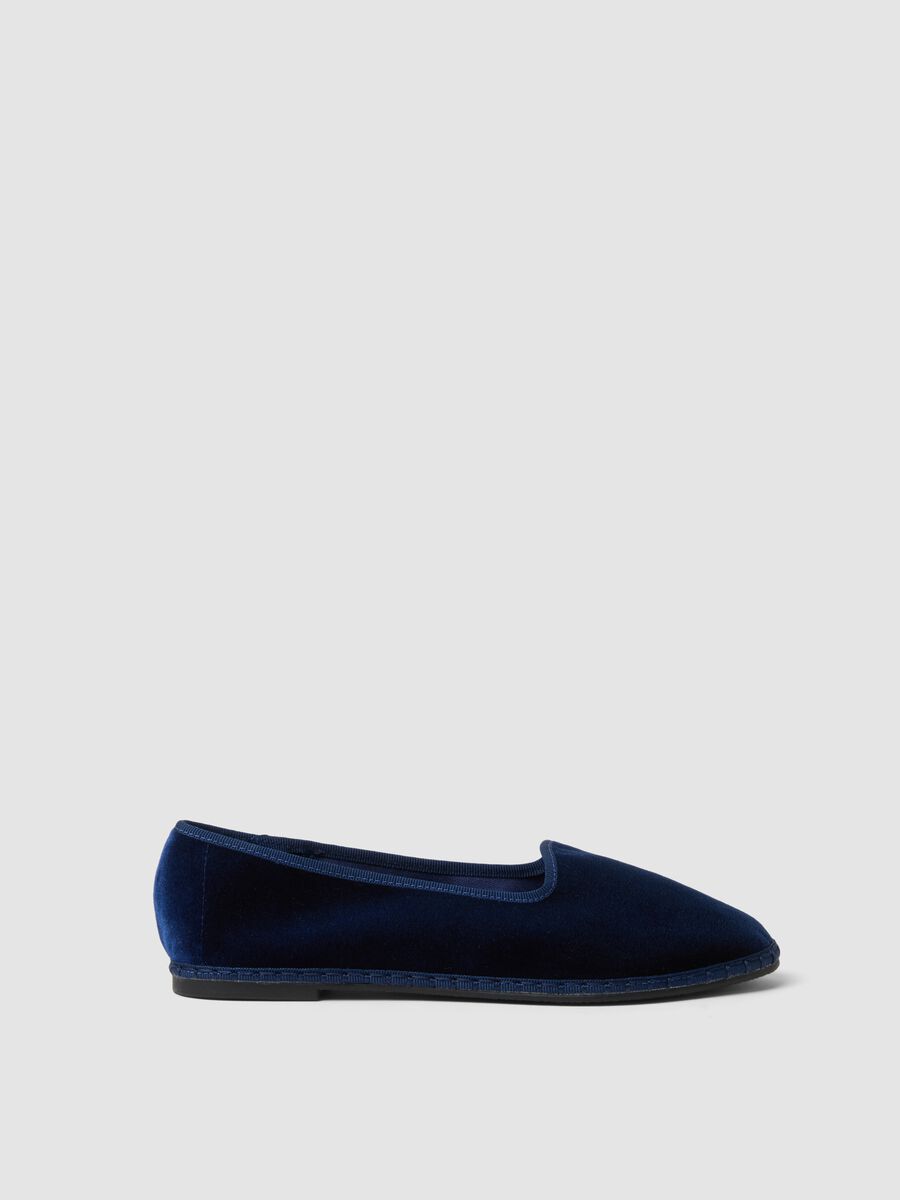 Classic blue ballet flats_0