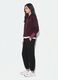 Pantaloni jogger neri in misto cotone con coulisse_4