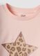 T-shirt rosa in cotone organico elasticizzato con girocollo_2