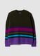 Oversized multicolour striped stretch-wool crew-neck jumper_0