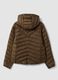 Green Ultralight quilted hooded jacket with zip_5
