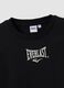 Black pure cotton logo T-shirt, regular fit, for boys_5