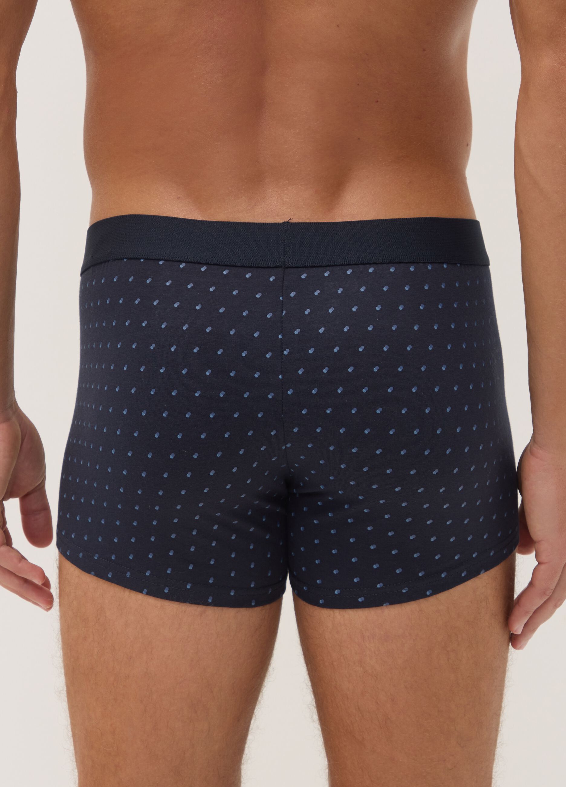 Multicolour 3-pack of stretch organic cotton boxers