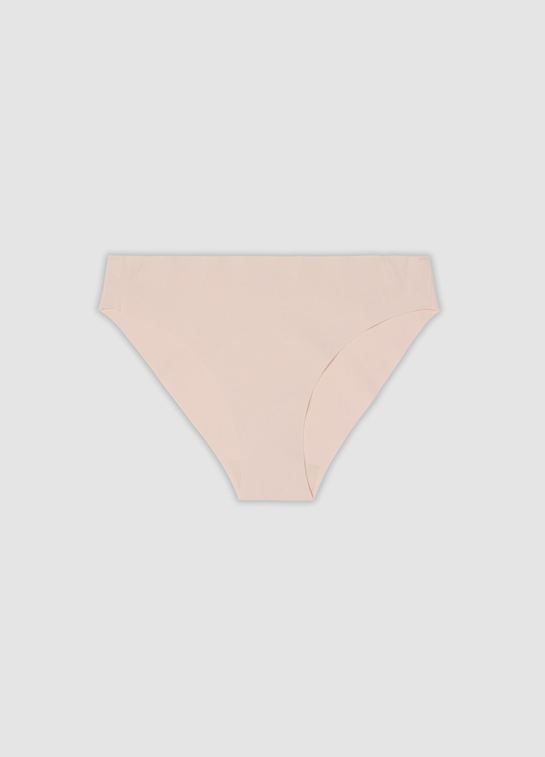 Slip rosa in cotone organico elasticizzato