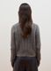 Grey cable-knit wool-blend cardigan_3