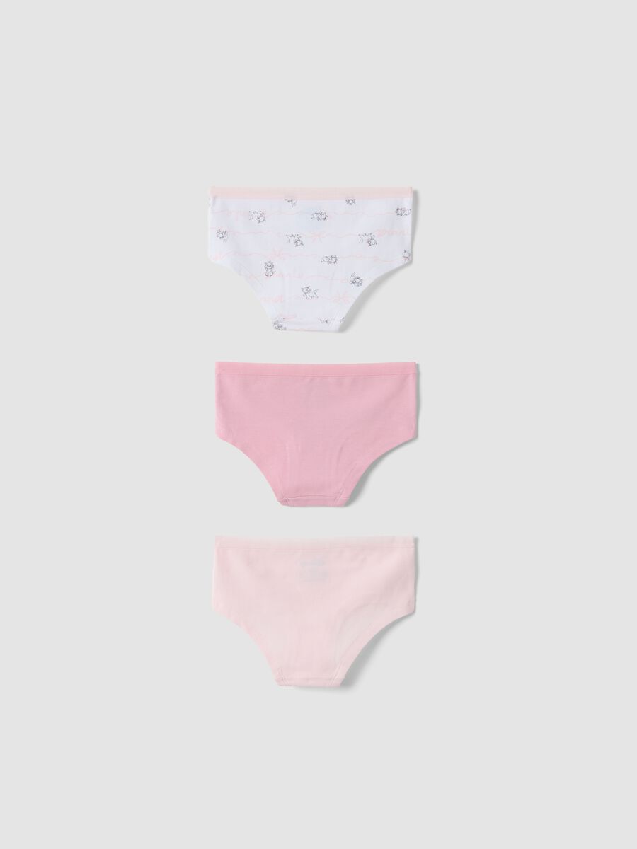 3-pack of pink briefs in stretch organic cotton_1