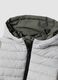 Grey reversible ultralight hooded zip jacket for boys_2