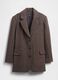 Brown Jacket with Checked Pattern_3