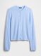 Blue Cotton Blend Cardigan_3