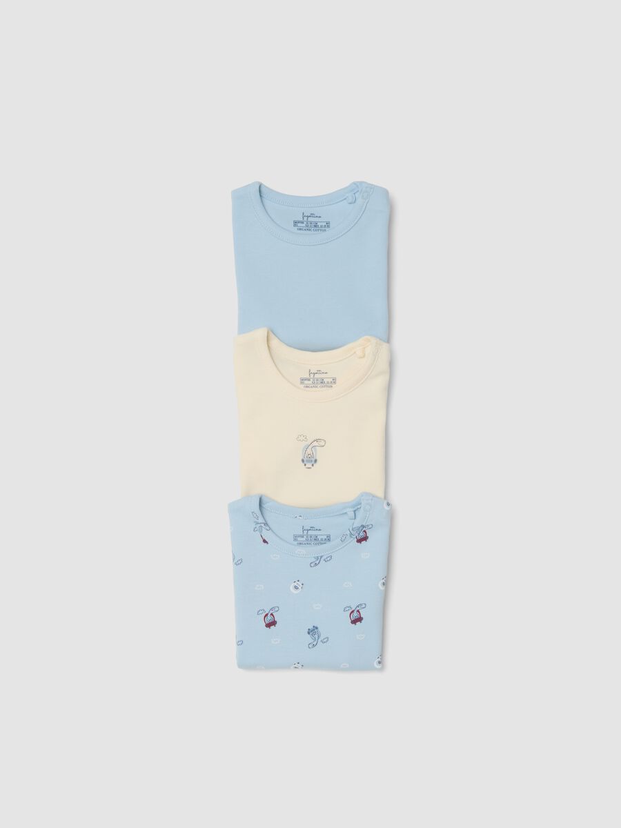 3-pack of multicolour organic cotton bodysuits for babies and toddlers_2