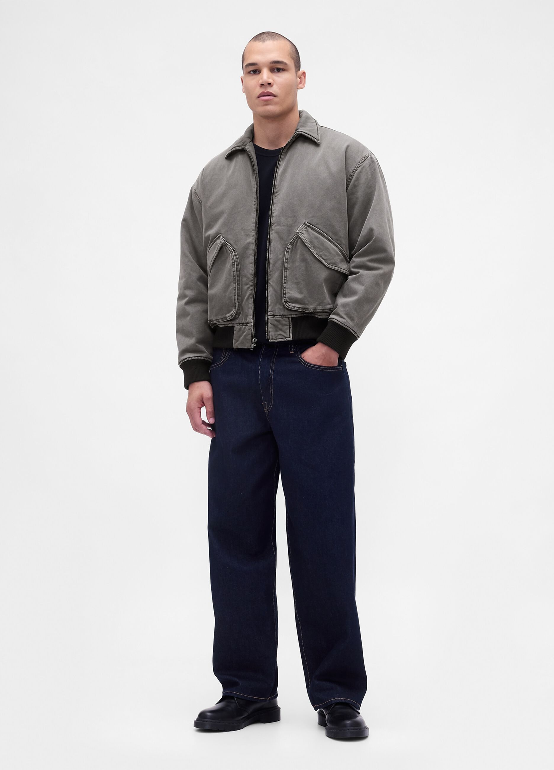 Grey Cotton Jacket
