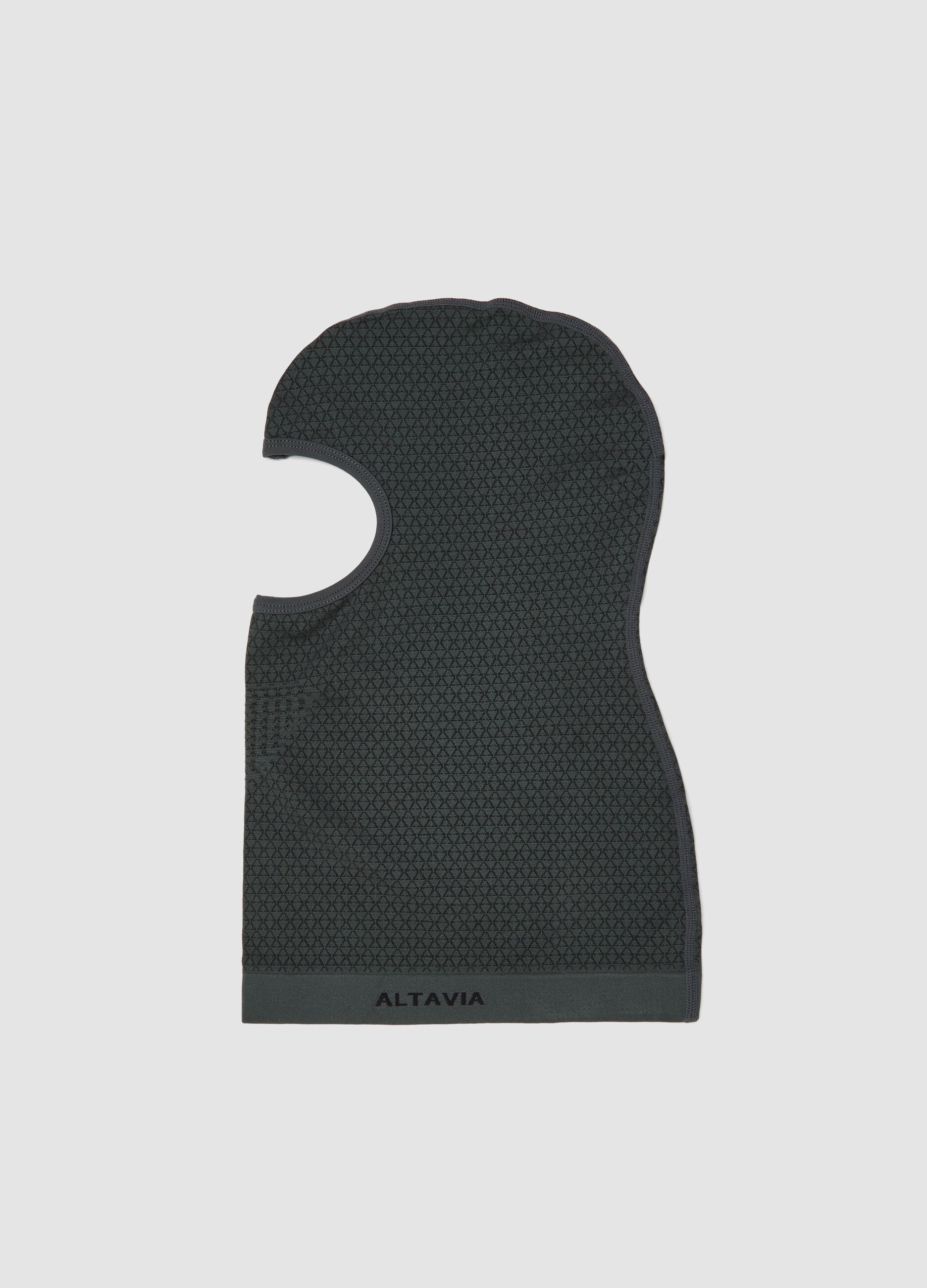 Balaclava grigio in tessuto elasticizzato ALTAVIA WITH DEBORAH COMPAGNONI