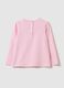 Pink Stretch Cotton Girls' Top_1