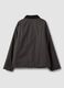 Green pure cotton jacket with velvet collar_7