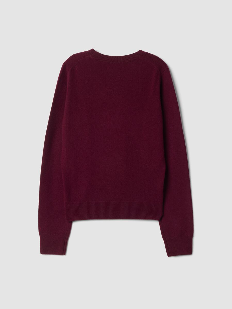 Red pure cashmere crew-neck jumper_2