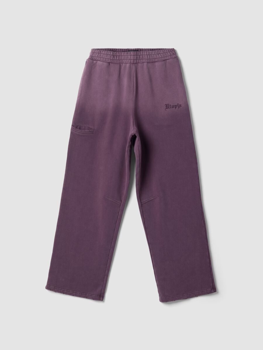 Sunfaded Burgundy Sweatpants_1