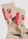 Grey camo stretch-cotton sports socks_1
