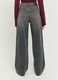 Grey Denim Cotton Regular Fit Trousers_2