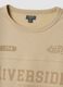 Beige organic cotton crew-neck sweatshirt_1