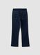 Blue denim cropped slim-fit jeans in stretch cotton and viscose_6
