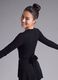 توب لفّ أسود من قطن مطاطي مضلّع ALTAVIA STUDIO_0