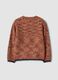Multicoloured crew-neck jumper in wool and alpaca blend_5