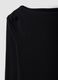 Black pure cotton crew-neck T-shirt_5