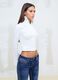 Fitted Full-Zip Shirt in White_1