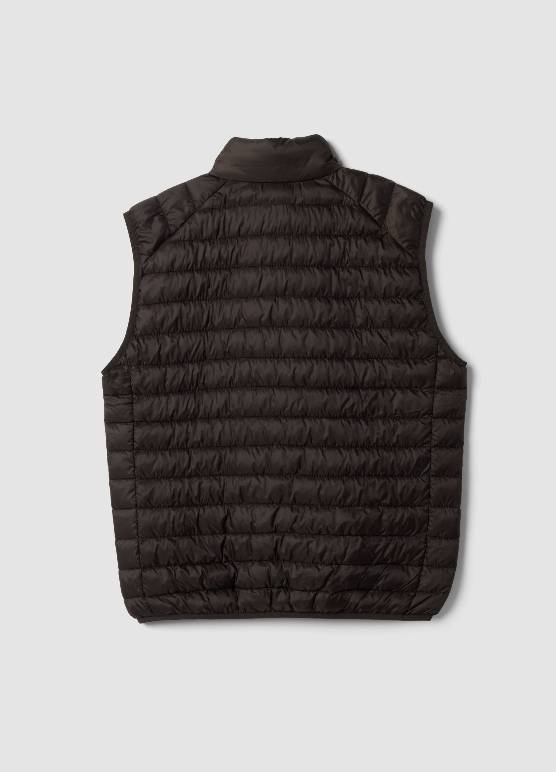 Brown Ultralight Padded Gilet with Zip