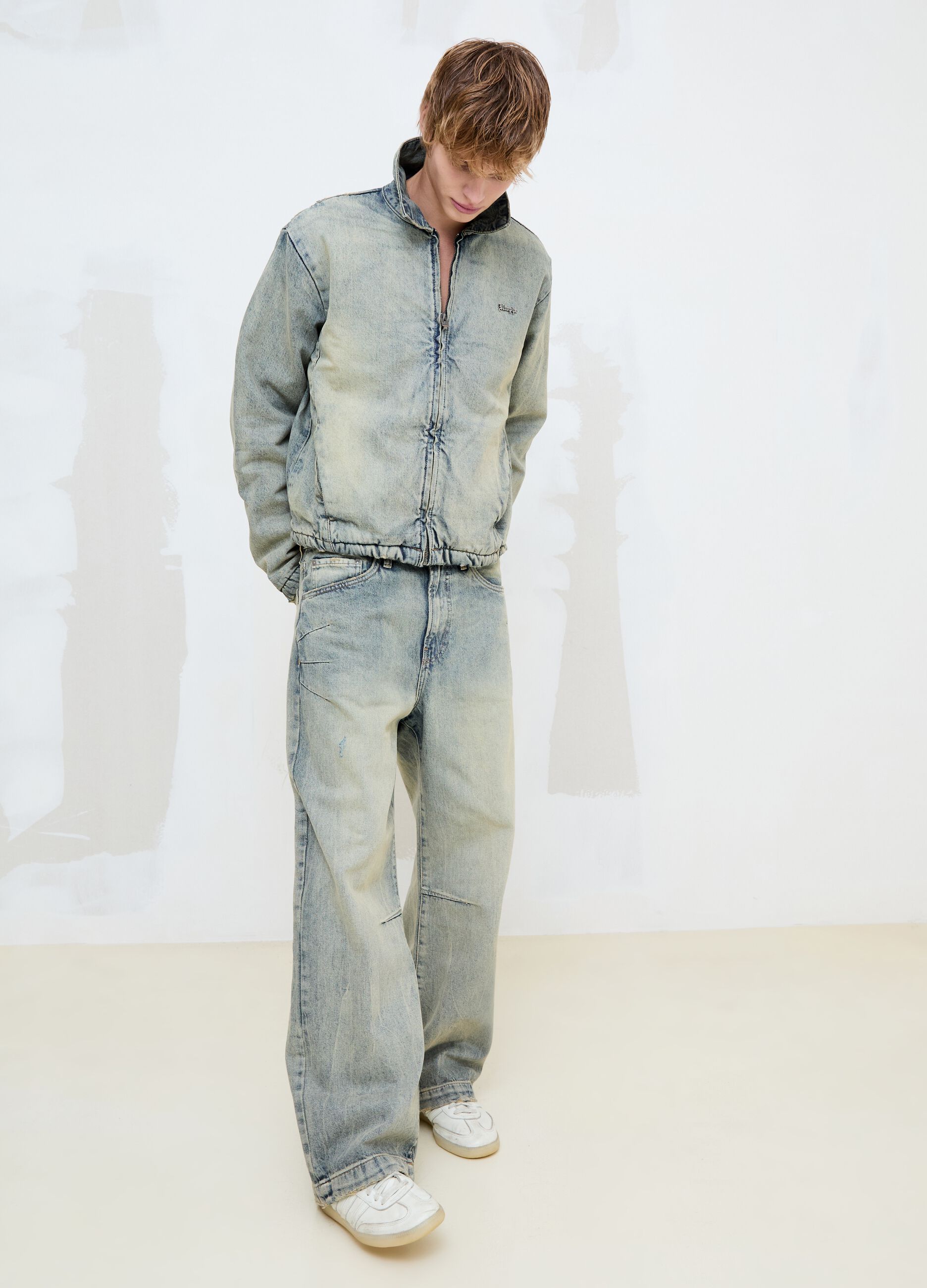 Wide Leg Denim Vintage Light Blue