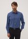 Light blue pure cotton twill shirt, regular fit_0