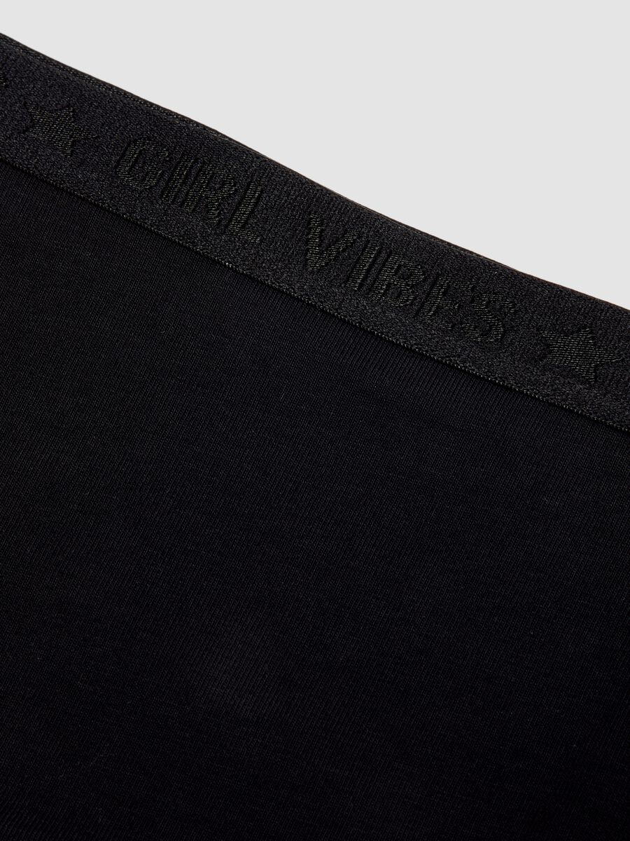 Black organic stretch cotton culotte briefs_3